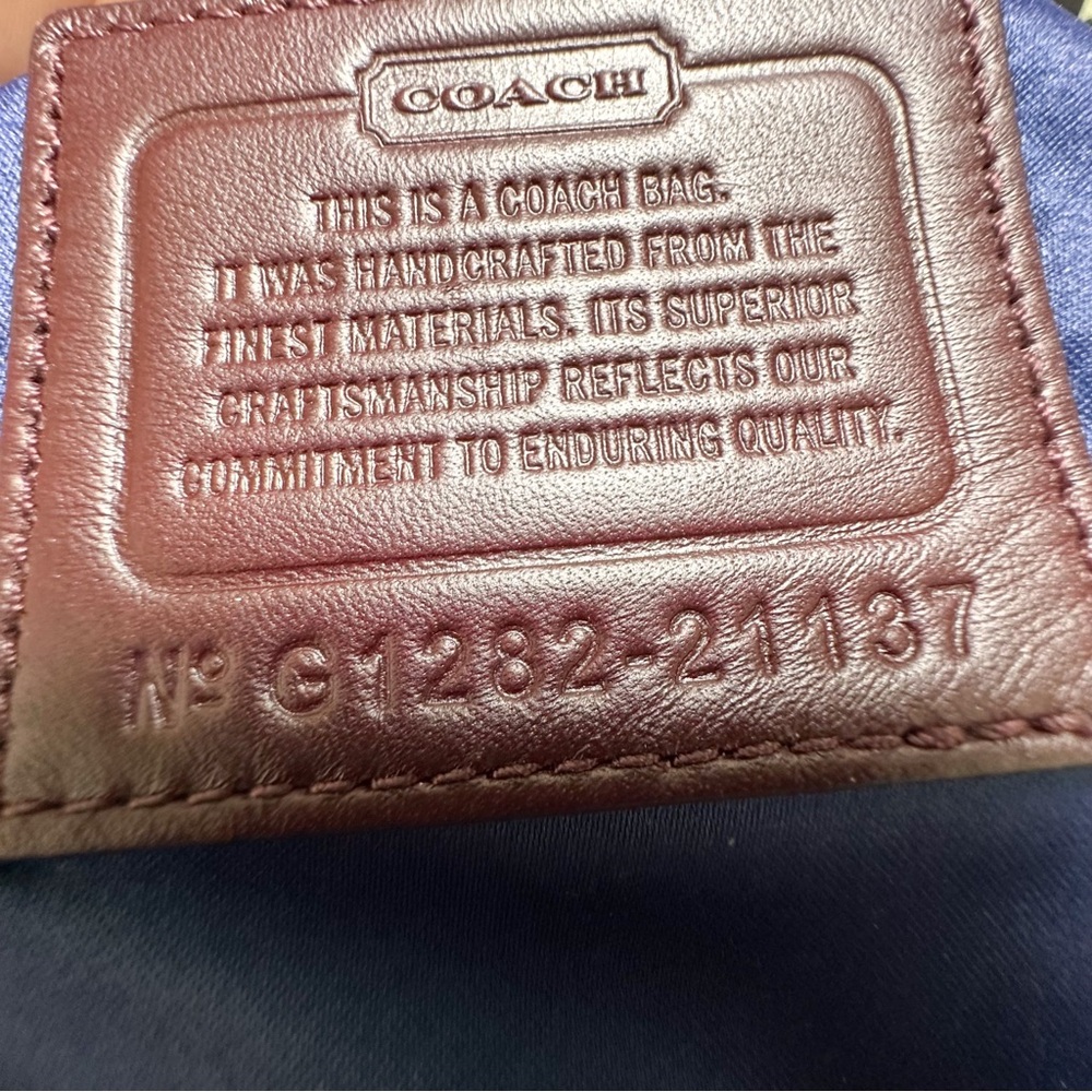 Coach Poppy Tartan Plaid Glamour Large Tote Limited Edition Vintage Y2K - Picture 12 of 12